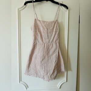 Romper - Red & White striped